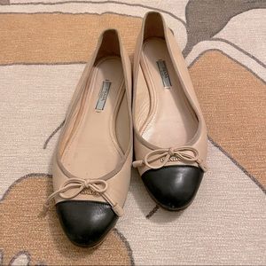 Prada Ballet Flats Two Tone